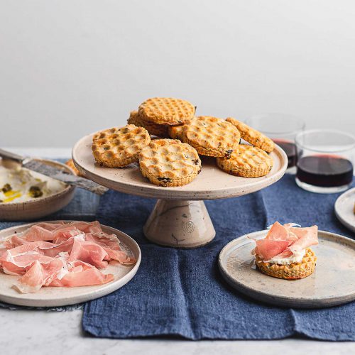 Frollini al formaggio e Prosciutto di San Daniele