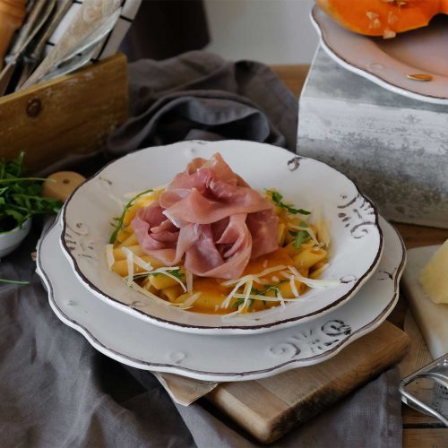 Pennette alla zucca e Prosciutto di San Daniele