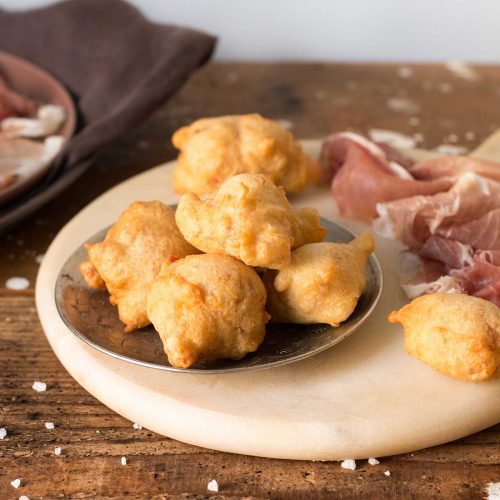 Ricetta delle frittelle salate con il Prosciutto di San Daniele