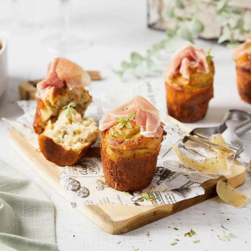 Muffin salati con bucce di patate e Prosciutto di San Daniele ricetta antispreco